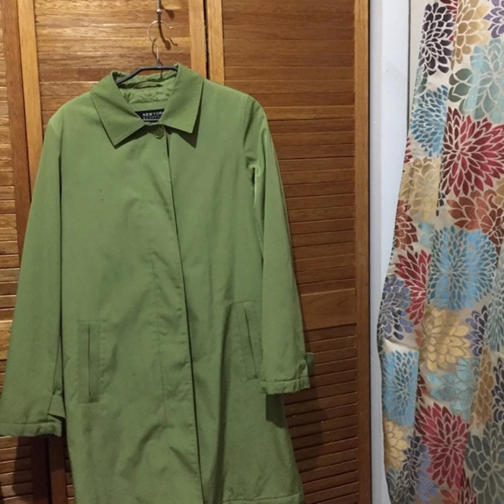 Green Trench Coat